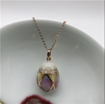 18K金贝壳吊坠（含项链）