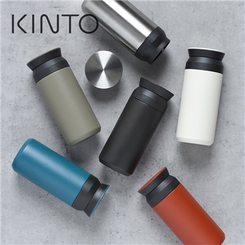 日本进口Kinto Trave Tumbler保温杯咖啡随行杯不锈钢350ml