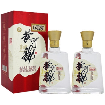 黄河龙32度老酿坊荷香19482瓶礼盒装 纯粮食固态发酵低度白酒